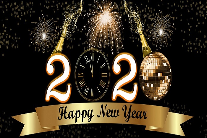 happy new year 2020 celebration