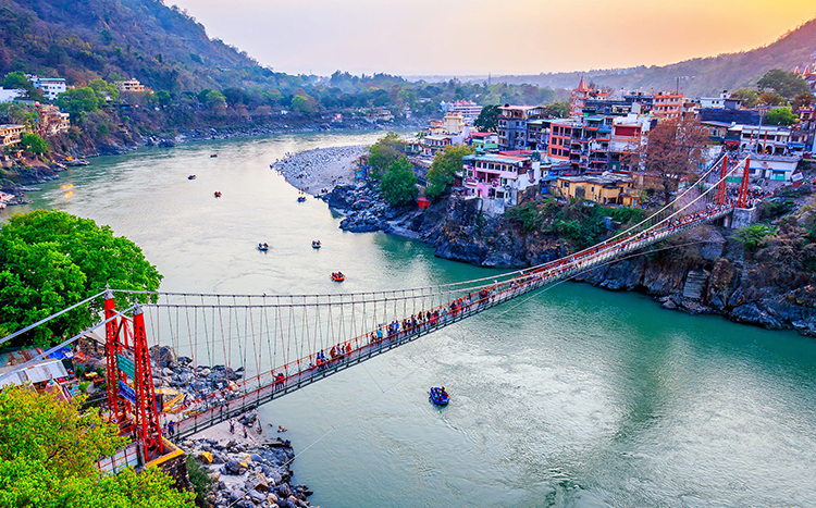 New Year Celebration in Rishikesh